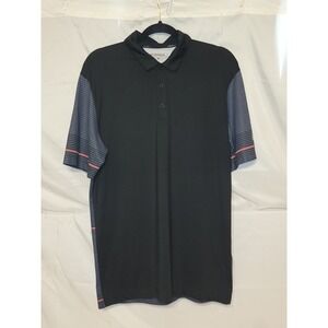 🔥 Nike Golf Dri Fit Men's Black Tour Performance Athletic Golf Shirt Size Small